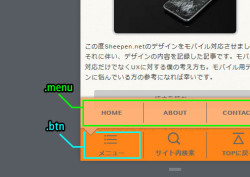 モバイルメニューの作り方